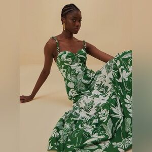 Farm Rio Forest Soul Mix Midi Dress